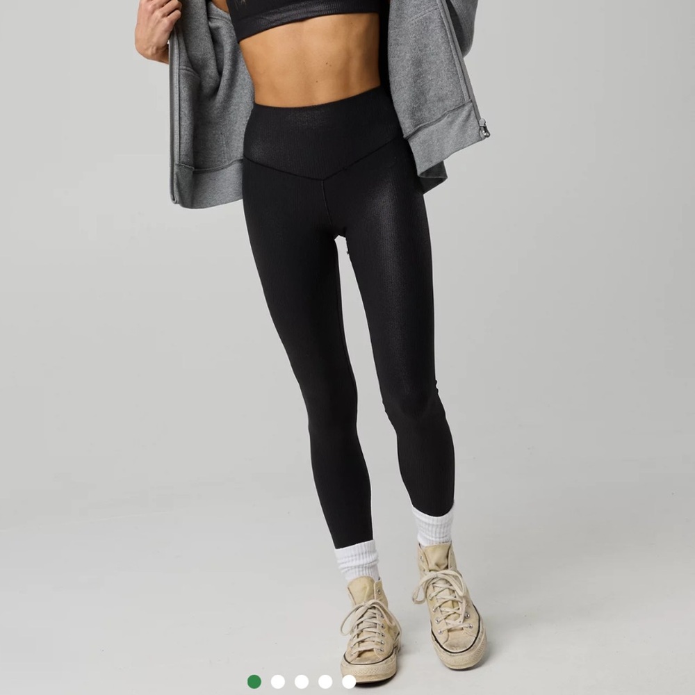 Aerie Real Me XTRA Rub Foil Leggings NWT